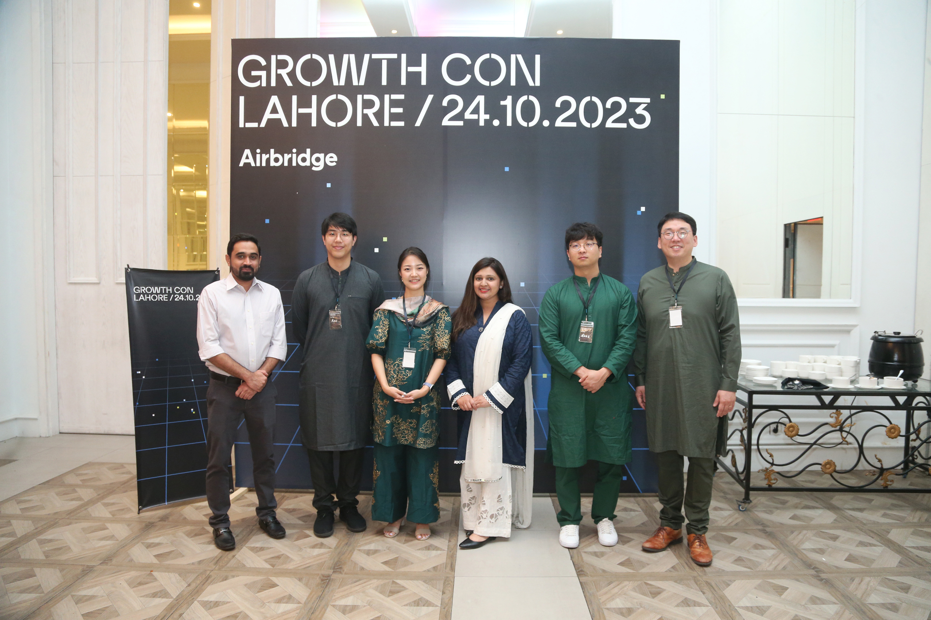Growth Con Lahore with the Airbridge team