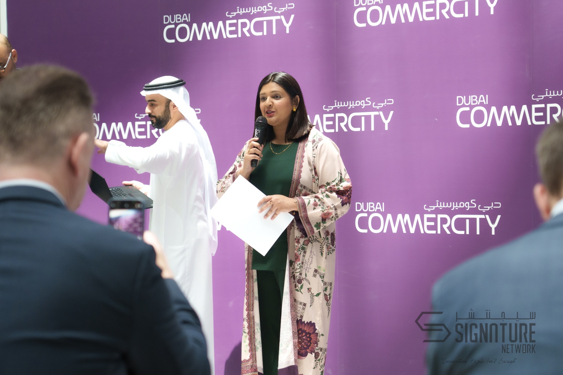 Samar hosting Bizzmatcher AI in Dubai