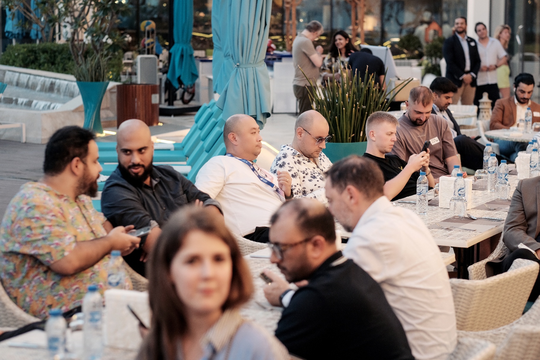 Founders networking at Game Mingle Dubai